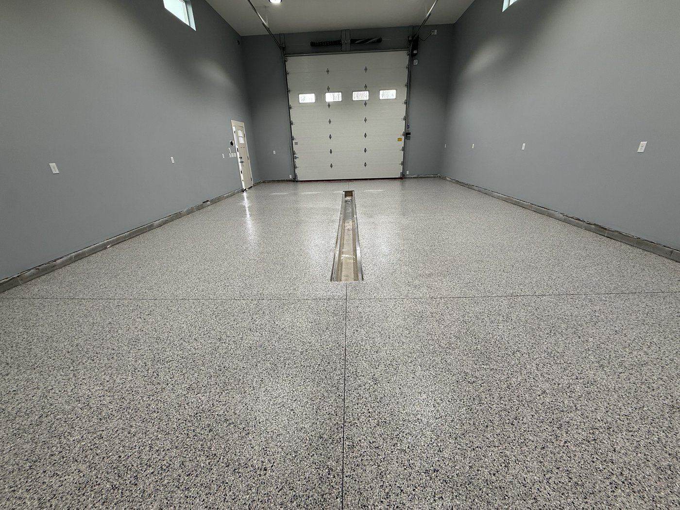 Flake Epoxy Garage Floor by GlacierShine Concrete Solutions, Wasilla Alaska